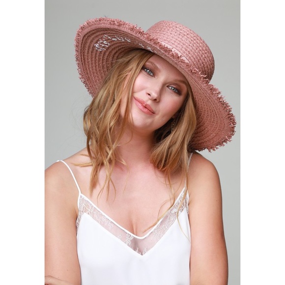 ✨HP✨ ‘Au Revoir’ Straw Hat w/ Ribbon Accent - Picture 4 of 8